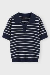 Áo Len Cộc Tay Nữ Cổ Polo Len Dệt Cotton Mềm Mát Cao Cấp - Trẻ Trung, Chuẩn Form Thanh Lịch
