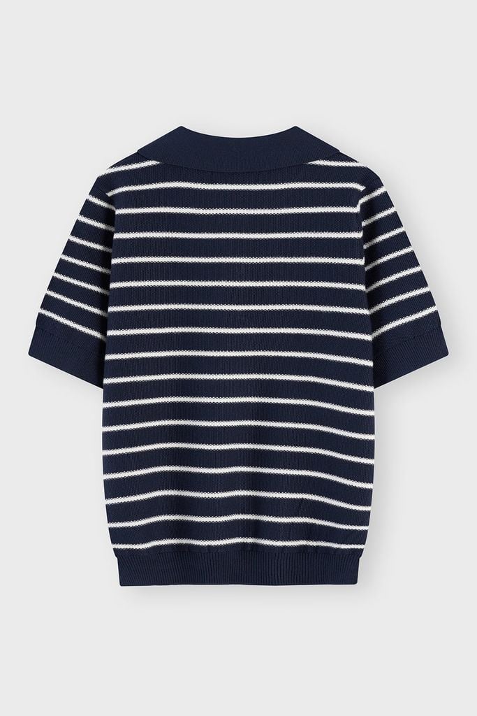 Áo Len Cộc Tay Nữ Cổ Polo Len Dệt Cotton Mềm Mát Cao Cấp - Trẻ Trung, Chuẩn Form Thanh Lịch