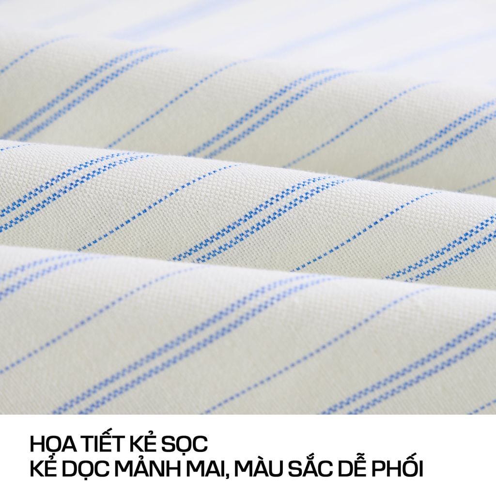 Áo Sơ Mi Nữ Kẻ Sọc Dài Tay - Vải Thô Thoáng Mát, Form Suông Dễ Mặc