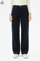 Quần Nhung Nữ Ống Suông - ​Cạp Chun Sau Thoải Mái