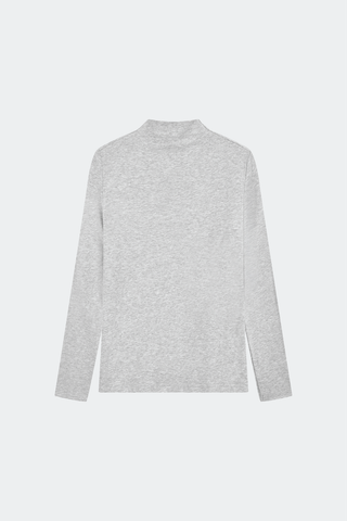 Áo Thun Cổ Lọ Nữ Dài Tay Slim-Fit Thun Dệt Đôi Cao Cấp - Co Giãn 4 Chiều Giữ Ấm Êm Ái