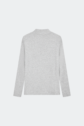 Áo Thun Cổ Lọ Nữ Dài Tay Slim-Fit Thun Dệt Đôi Cao Cấp - Co Giãn 4 Chiều Giữ Ấm Êm Ái