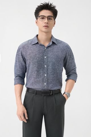 Áo Sơ Mi Nam Cao Cấp Vải Thô - Thiết Kế Thanh Lịch, Chuẩn Form
