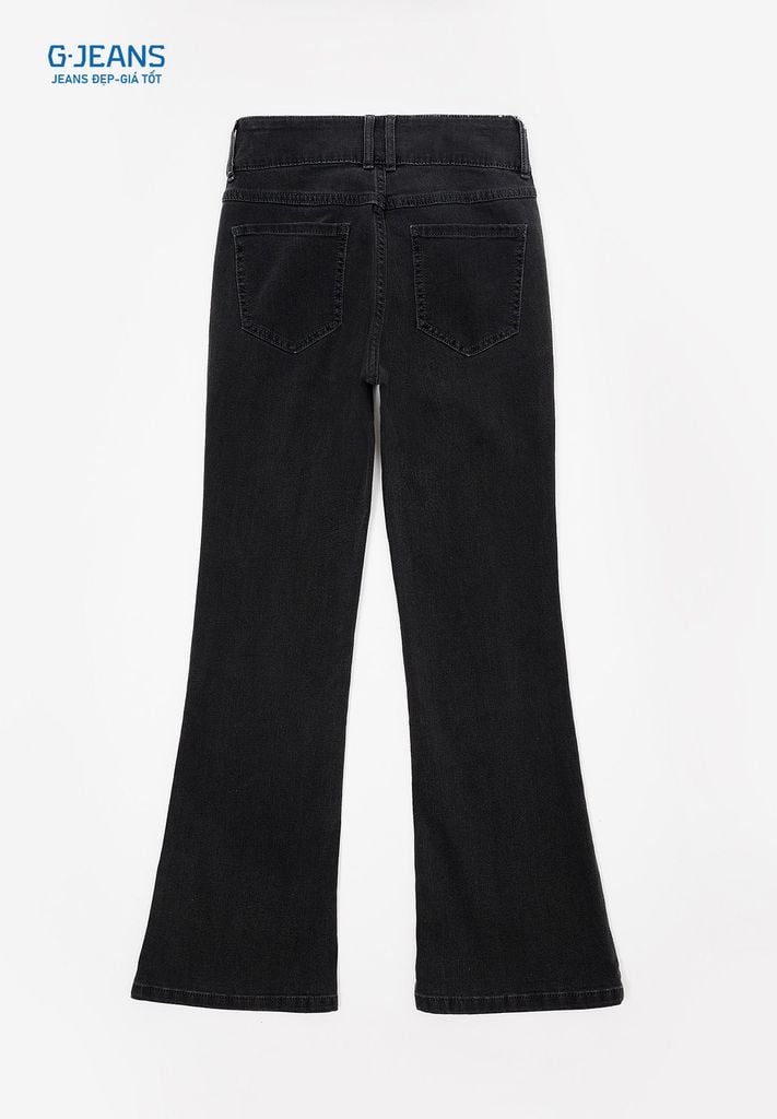 Quần Jeans Nữ Suông Vảy