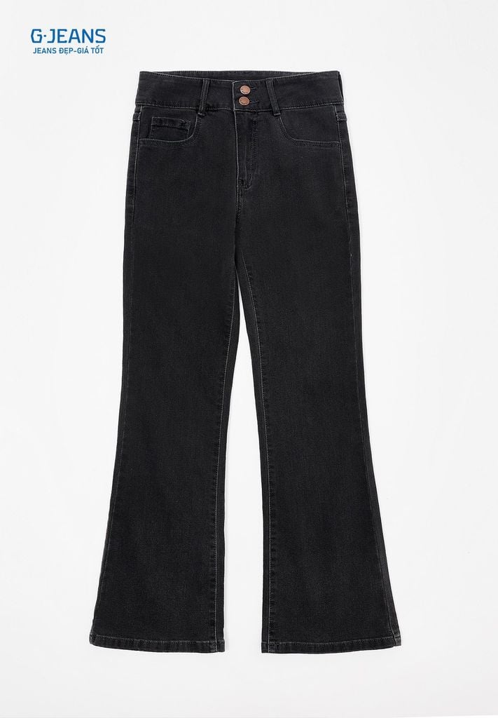 Quần Jeans Nữ Suông Vảy