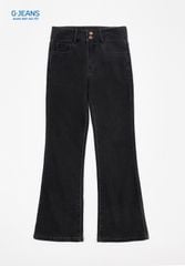 Quần Jeans Nữ Suông Vảy