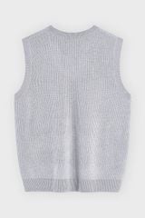 Áo Len Sát Nách Nam Cổ V Premium Fine-Knit - Chuẩn Form Lịch Lãm