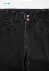 Quần Jeans Nữ Suông Vảy