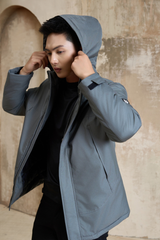 Áo Phao 3 Lớp Trần Bông Có Mũ - Ấm Áp, Cản Gió, Chất Liệu Cao Cấp