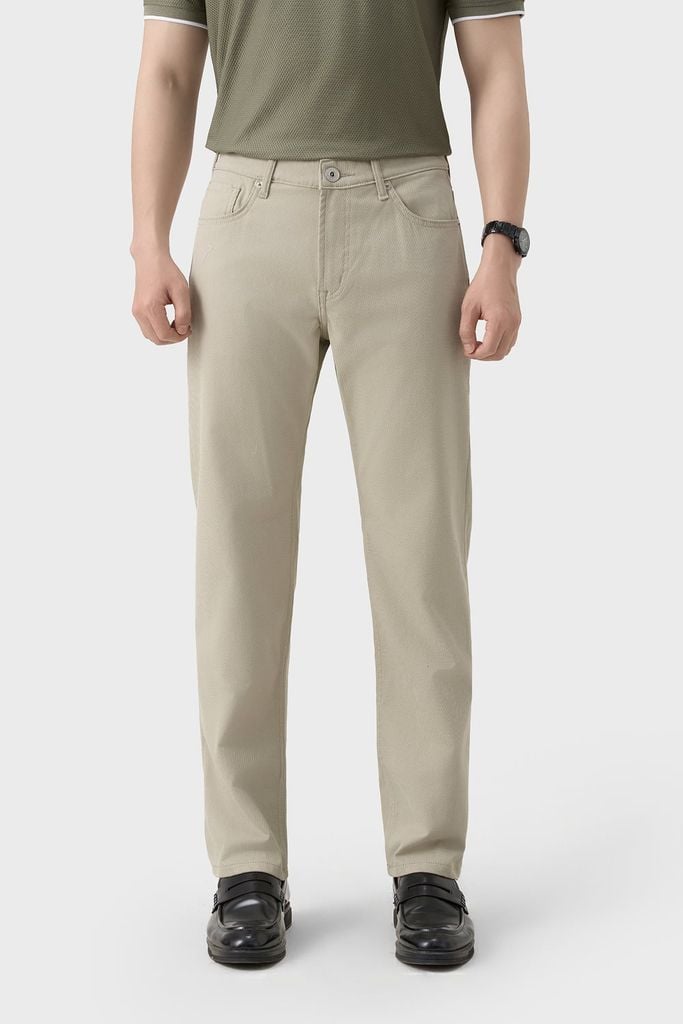 Quần Dài Kaki Nam Col Đứng Lịch Lãm Chuẩn Form
