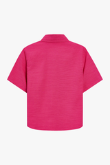 Áo Sơmi Cộc Tay Nữ Croptop