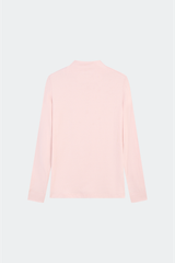 Áo Thun Cổ Lọ Nữ Dài Tay Slim-Fit Thun Dệt Đôi Cao Cấp - Co Giãn 4 Chiều Giữ Ấm Êm Ái