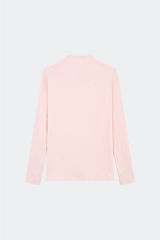 Áo Thun Cổ Lọ Nữ Dài Tay Slim-Fit Thun Dệt Đôi Cao Cấp - Co Giãn 4 Chiều Giữ Ấm Êm Ái