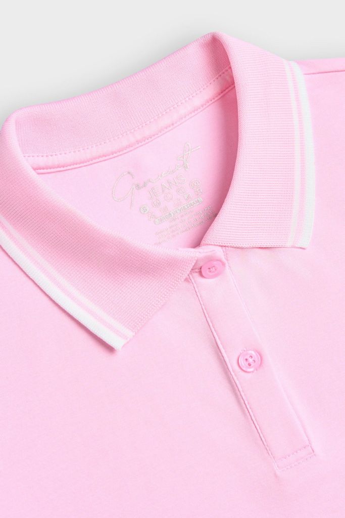 Áo Polo Cộc Tay Nữ Suông Vừa