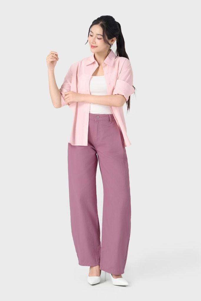 Áo Sơ Mi Nữ Form Suông Chất Cotton Linen Cao Cấp - Trẻ Trung, Thoải Mái Cả Ngày