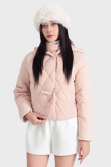 Áo Phao 3 Lớp Chần Bông Dáng Ngắn - Có Mũ Tháo Rời, Ấm Áp