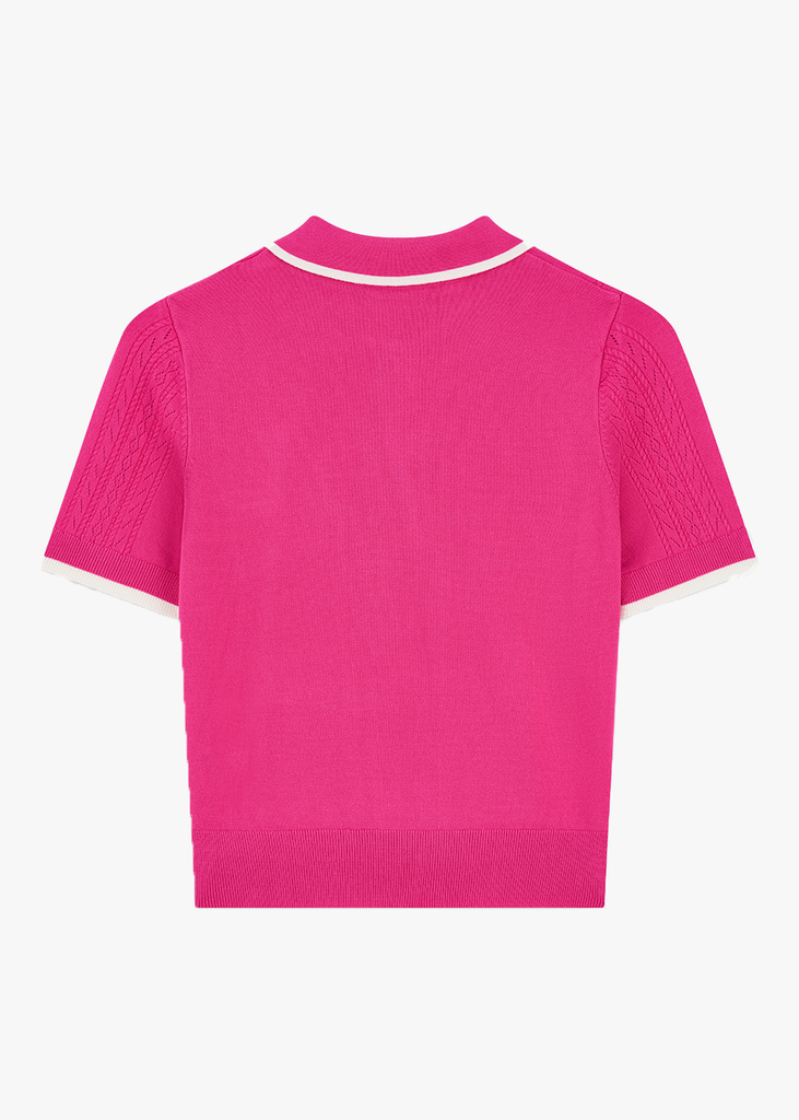 Áo Polo Nữ Chất Len Mềm Mịn