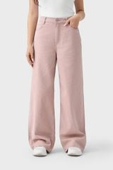 Quần Jean Nữ Dáng Suông Premium – Snow Wash Độc Bản