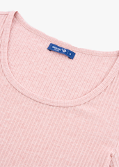 Áo Thun Nữ Cộc Tay Form Ôm Cổ Tròn - Chất Thun Tăm Co Giãn Tôn Dáng