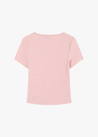 Áo Thun Nữ Cộc Tay Form Ôm Cổ Tròn - Chất Thun Tăm Co Giãn Tôn Dáng