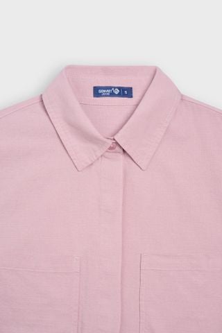 Áo Sơmi Cộc Tay Nữ Croptop