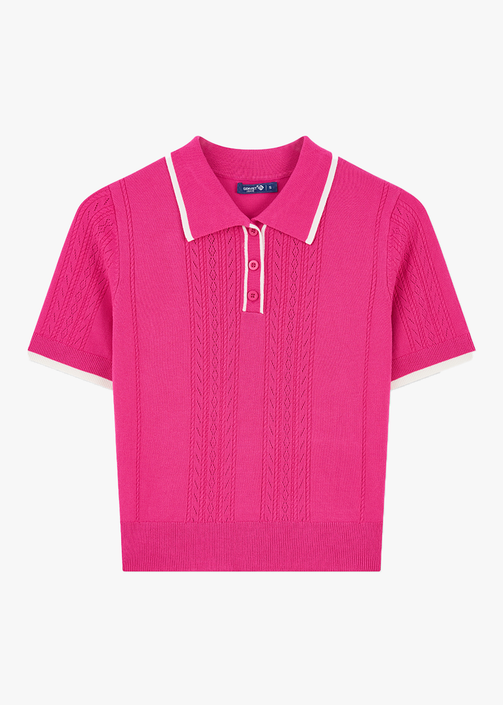 Áo Polo Nữ Chất Len Mềm Mịn