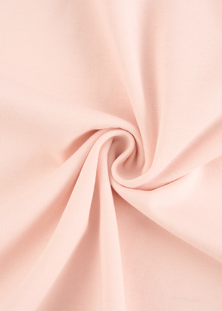 Áo Thun Nữ Cộc Tay Phom Suông - Thiết Kế Gấu Bo Cong Trẻ Trung