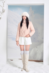 Áo Phao 3 Lớp Chần Bông Dáng Ngắn - Có Mũ Tháo Rời, Ấm Áp