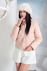 Áo Phao 3 Lớp Chần Bông Dáng Ngắn - Có Mũ Tháo Rời, Ấm Áp