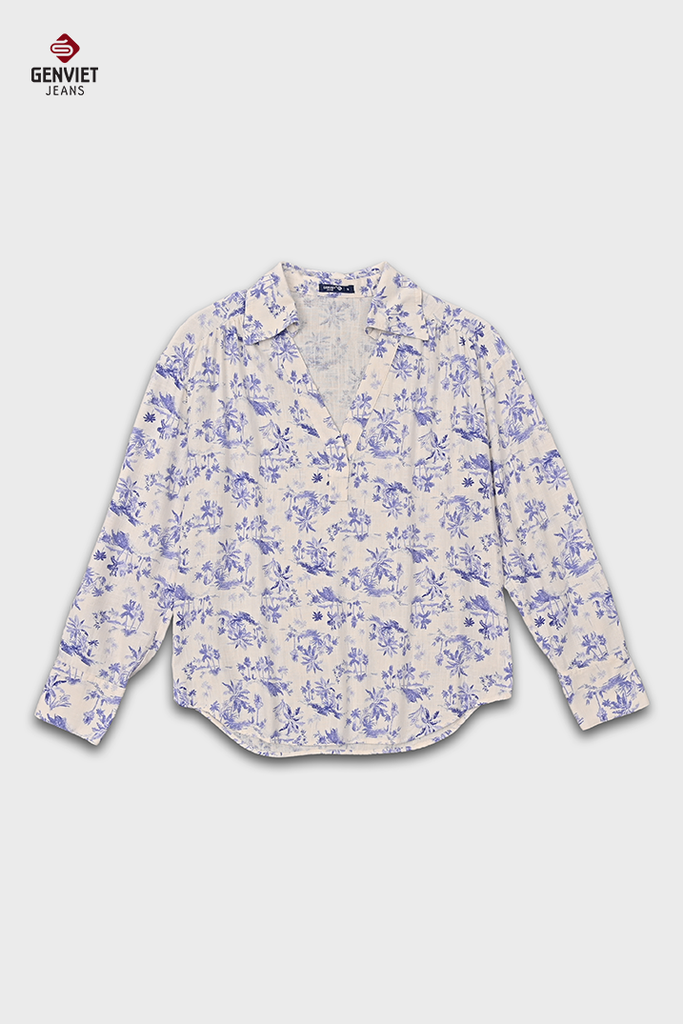 Áo Sơ Mi Dài Tay Nữ