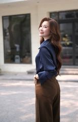 Quần Kaki Dài Nữ Form Suông - Phong Cách Trẻ Trung, Thanh Lịch
