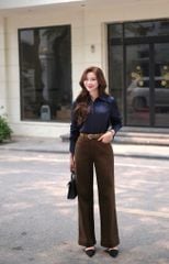 Quần Kaki Dài Nữ Form Suông - Phong Cách Trẻ Trung, Thanh Lịch