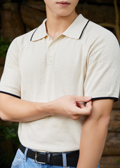 Áo Polo Cộc Tay - Mongtoghi Dệt Kim Lịch Lãm