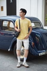 Quần Short Kaki Nam Col Cơ Bản - Dáng Quần Ngố Trẻ Trung