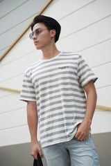 Áo Thun Nam Cộc Tay Cổ Tròn - Form Suông Vừa Thoáng Mát