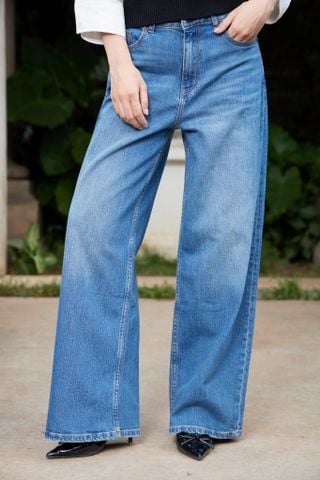 Quần Dài Jeans Nữ Dáng Suông