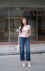 Quần Jean Nữ Ống Suông Cạp Cao - Tôn Dáng Trẻ Trung, Thoải Mái Mọi Lúc