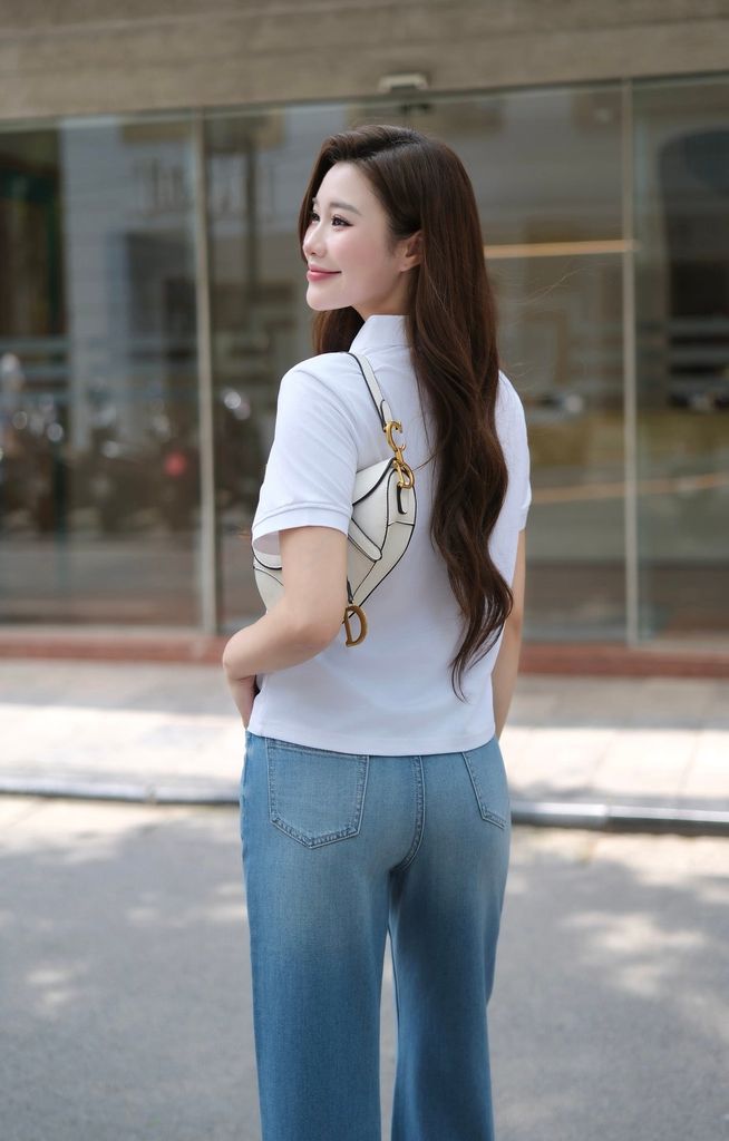 Áo Polo Nữ Cộc Tay Croptop - Chất Thun Cao Cấp, Tôn Dáng