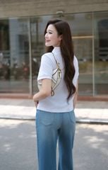 Áo Polo Nữ Cộc Tay Croptop - Chất Thun Cao Cấp, Tôn Dáng