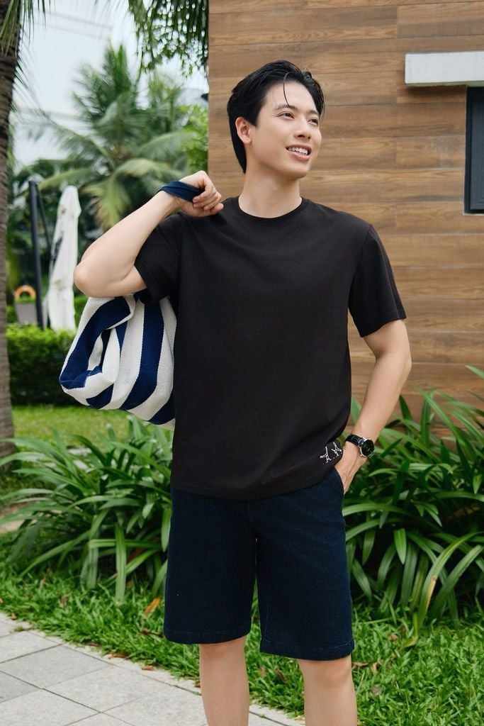 Quần Ngố Jeans Nam Ống Đứng