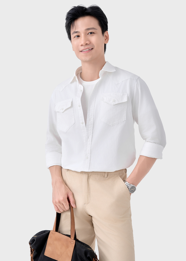 Áo Sơmi Dài Tay Nam