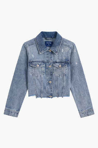 Áo Khoác Jeans Nữ 1 Lớp