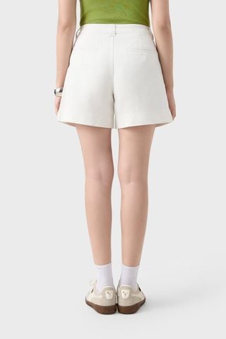 Quần Sooc Nữ Dáng A Kaki - Thiết Kế Cạp Cao Hack Dáng Cực Đỉnh