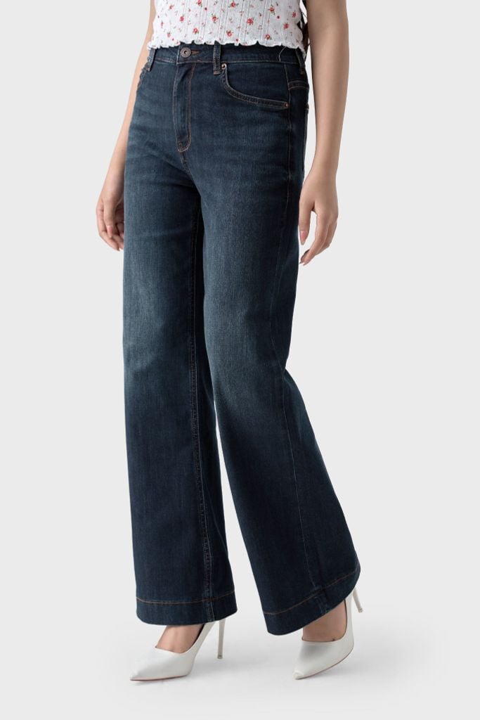 Quần Jean Nữ Form Suông Vảy – Dáng Thon Gọn, Che Khuyết Điểm Tinh Tế