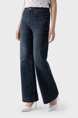 Quần Jean Nữ Form Suông Vảy – Dáng Thon Gọn, Che Khuyết Điểm Tinh Tế