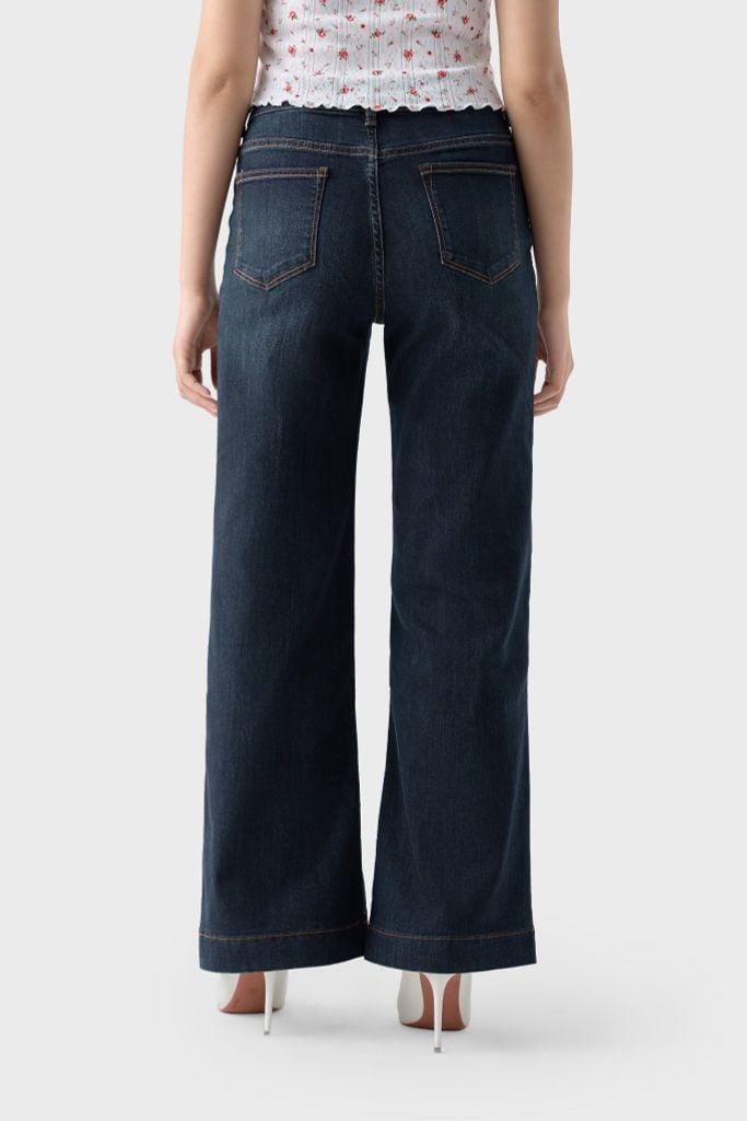 Quần Jean Nữ Form Suông Vảy – Dáng Thon Gọn, Che Khuyết Điểm Tinh Tế