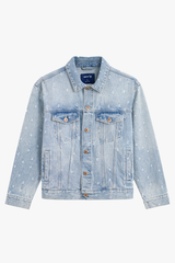 Áo Khoác Jeans Nam 1 Lớp Suông Vừa