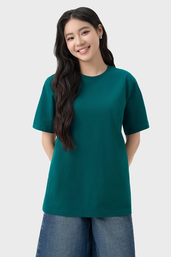 Áo Phông Unisex Tay Ngắn Form Suông - Chất Thun Mềm Mịn Thoáng Mát