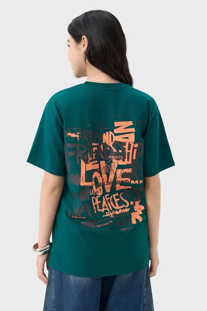 Áo Phông Unisex Tay Ngắn Form Suông - Chất Thun Mềm Mịn Thoáng Mát