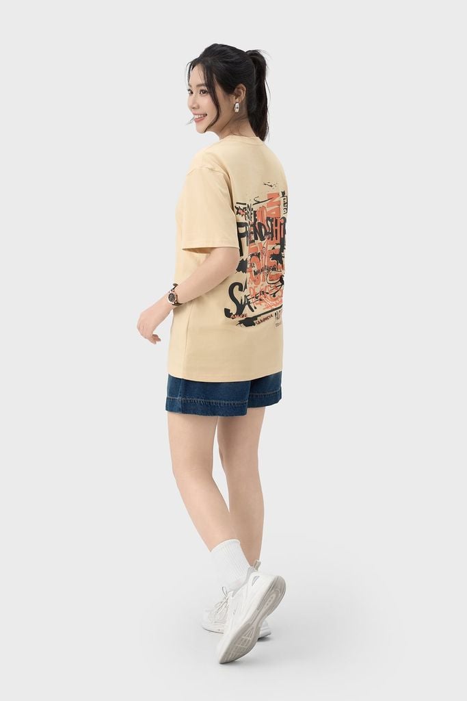 Áo Phông Unisex Tay Ngắn Form Suông - Chất Thun Mềm Mịn Thoáng Mát